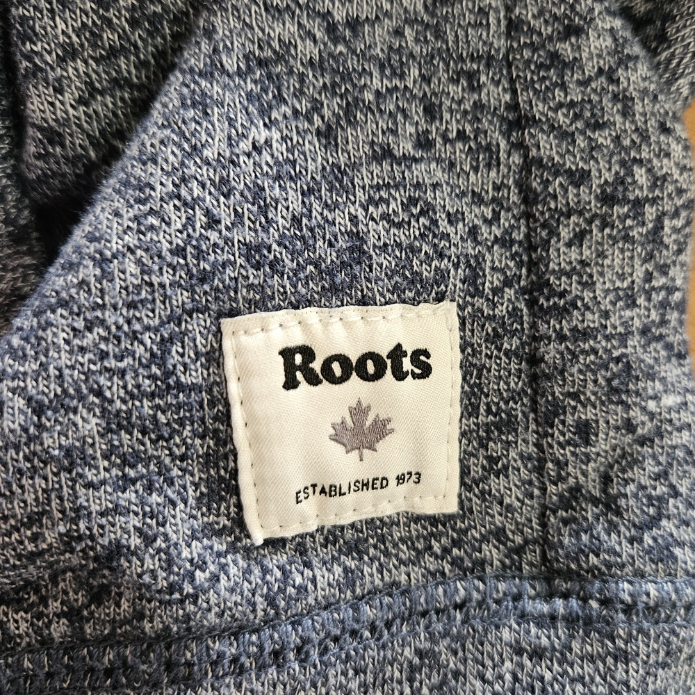 Men's Heathered Blue Roots Hoodie - Picture 7 of 8